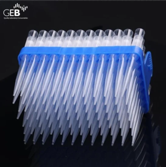 Puntali per pipette Geb automatici conduttivi monouso monouso in plastica micro plastica (PP) da laboratorio 10UL/50UL/100UL/150UL/200UL/500UL/1000UL/2500UL con filtro Prezzo